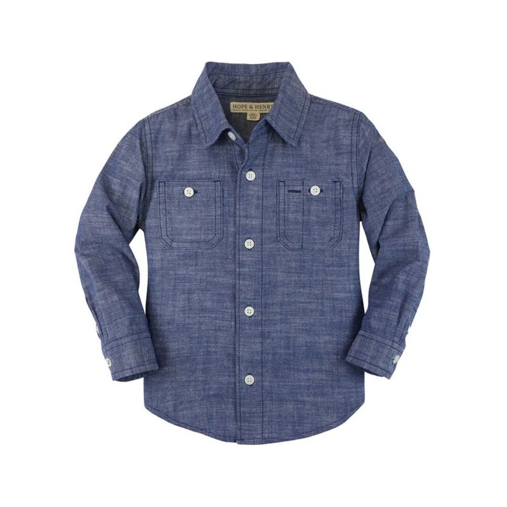 Hope & Henry Boys  Organic Chambray Shirt